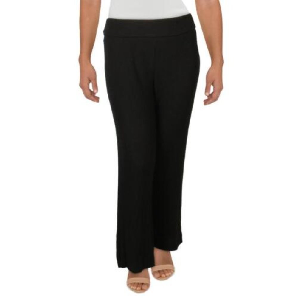 NWoT Three Dots Women's Pull On Wide Leg Paperbag Pants Size L $50 2HL148